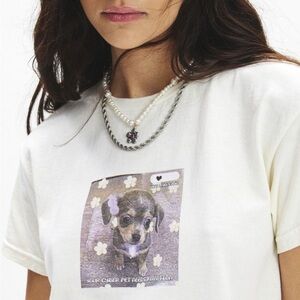 UO Urban Outfitters Cyber Pet Graphic Shirt Tee T-Shirt Knit Short Sleeve